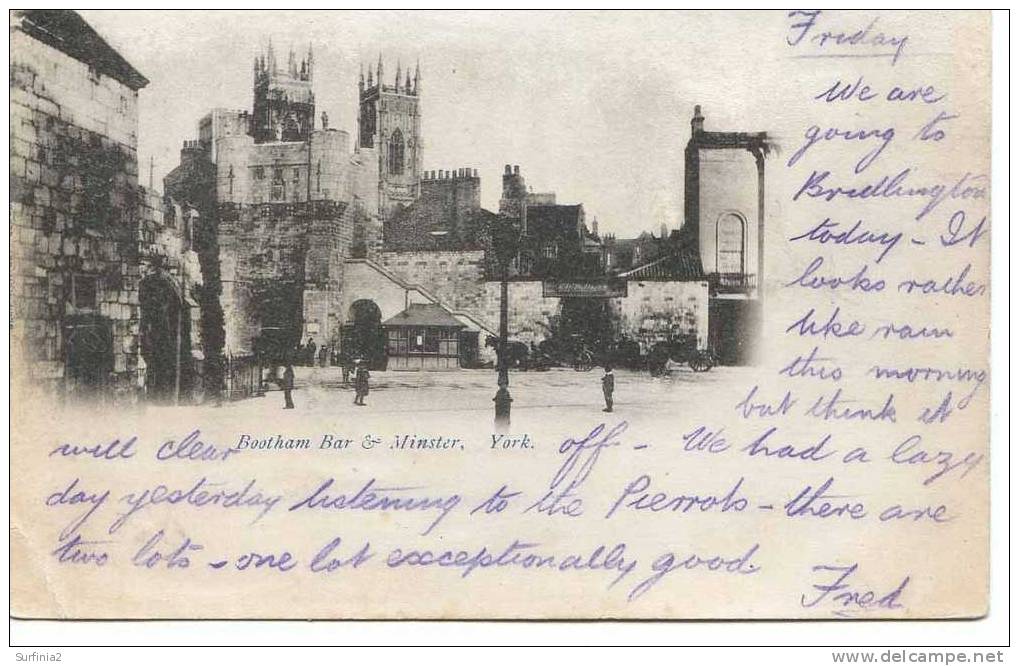 YORK - BOOTHAM BAR AND MINSTER 1902  Y1322 - York