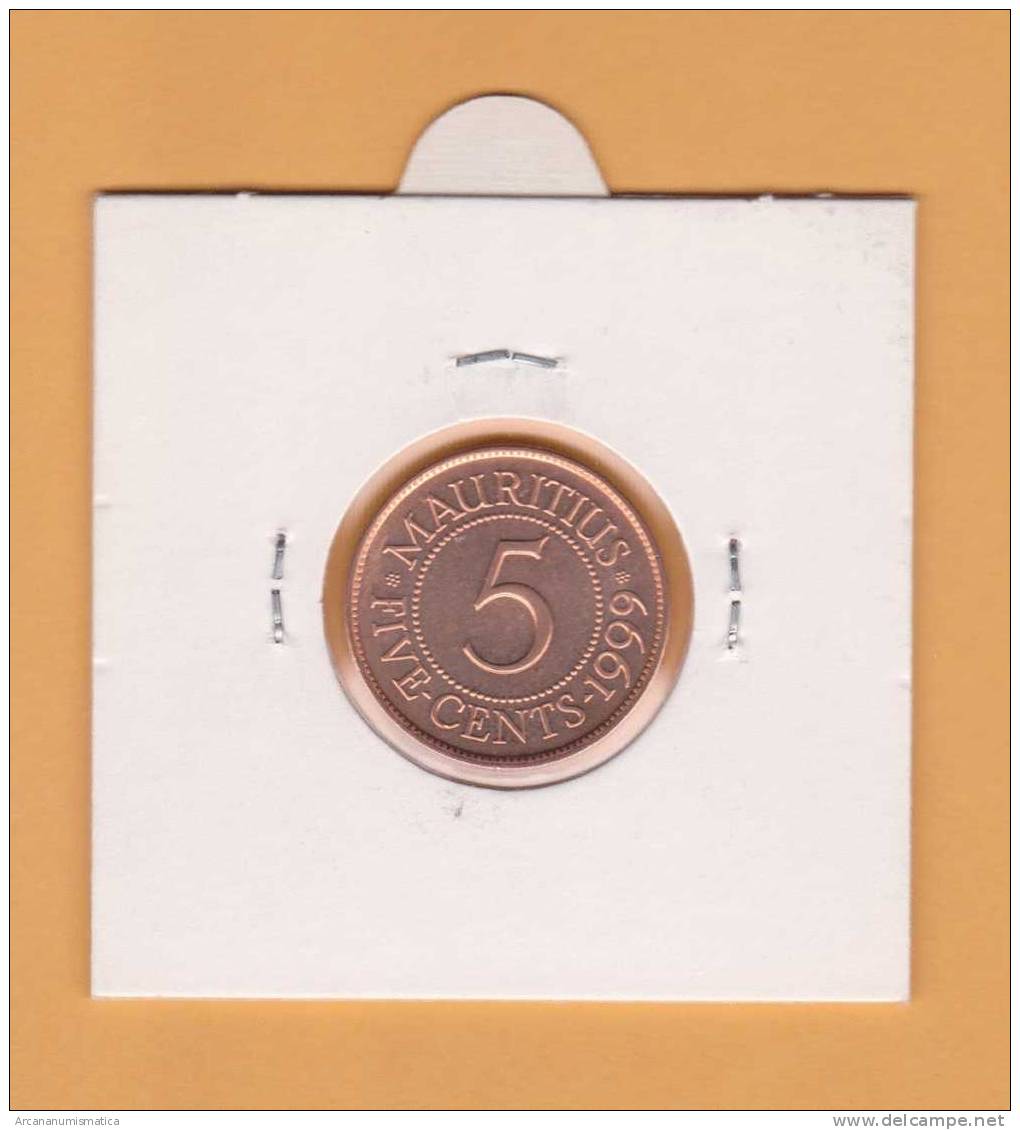 ISLAS  MAURICIO   5  CENTIMOS  1.999  COBRE  KM#52   SC/UNC       T- DL-8511 - Maurice