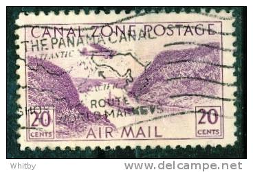 Canal Zone 1931 20 Cent Air Mail Issue #C11  Panama Canal Cancel - Canal Zone