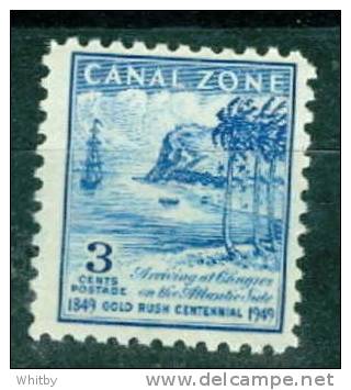 Canal Zone 1949 3 Cent Forty Niners Issue #142 - Canal Zone