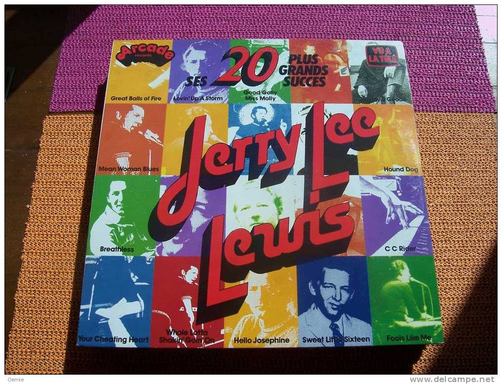 JERRY  LEE  LEWIS  °   20  PLUS  GRANDS  SUCCES - Rock