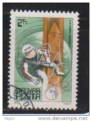 Space Research, A.Leonov, Walker, Peace Dove Bird, Hungary Used CTO - Europa