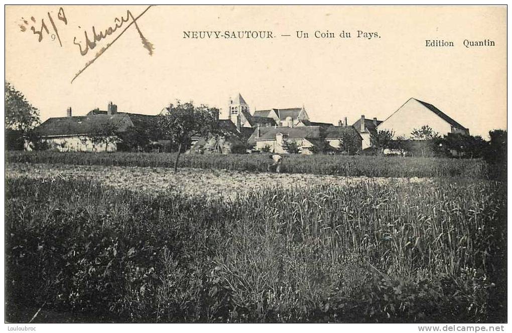 89 NEUVY SAUTOUR UN COIN DU PAYS - Neuvy Sautour