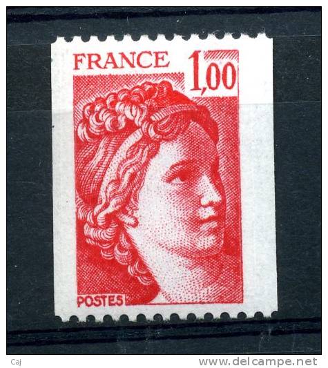 France  -  Roulettes  :  Yv  1981  ** - Coil Stamps