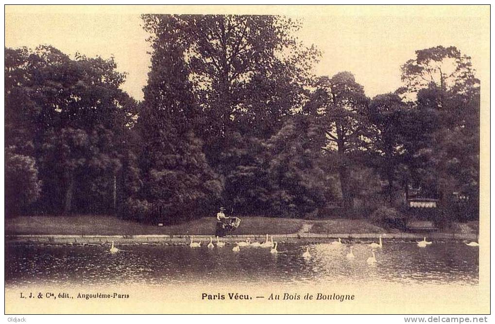 REPRO - Paris Vécu - Au Bois De Boulogne - Lots, Séries, Collections