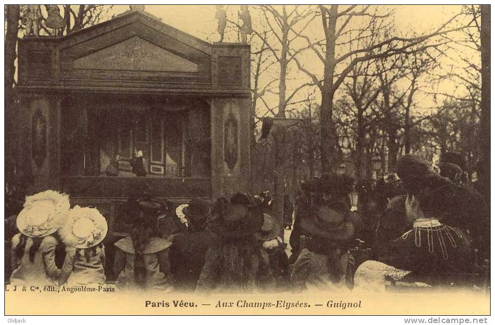 REPRO - Paris Vécu - Aux Champs-Elysées - Guignol - Loten, Series, Verzamelingen