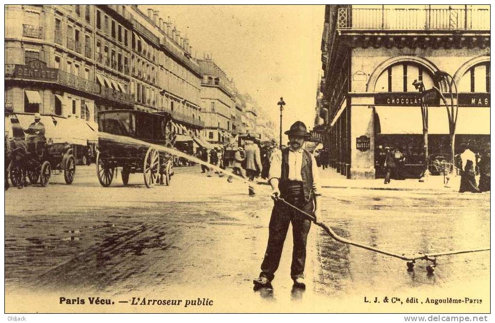 REPRO - Paris Vécu - L' Arroseur Public - Lots, Séries, Collections