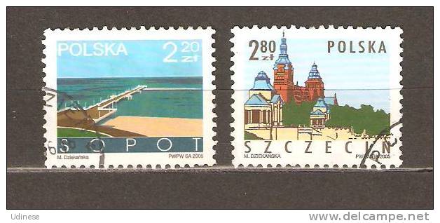 POLAND 2005 - SZCZECIN, SOPOT  - CPL. SET - USED OBLITERE GESTEMPELT USADO - Gebruikt