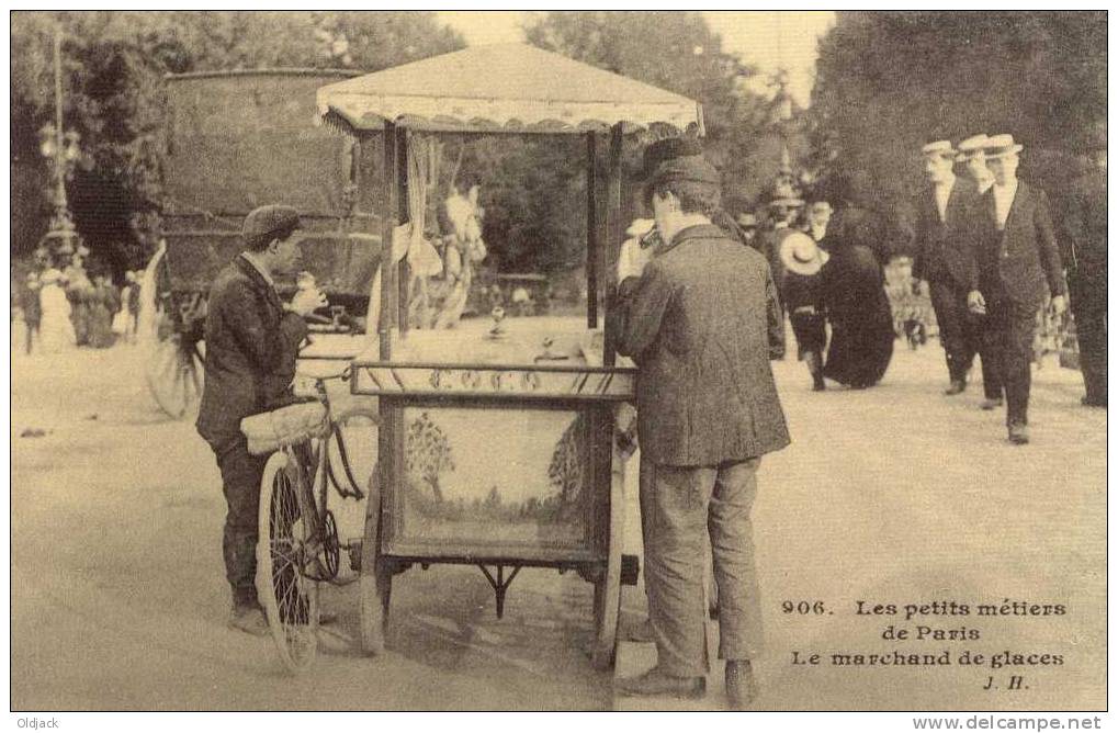 REPRO - Les Petits Métiers Parisiens - Le Marchand De Glaces - Loten, Series, Verzamelingen