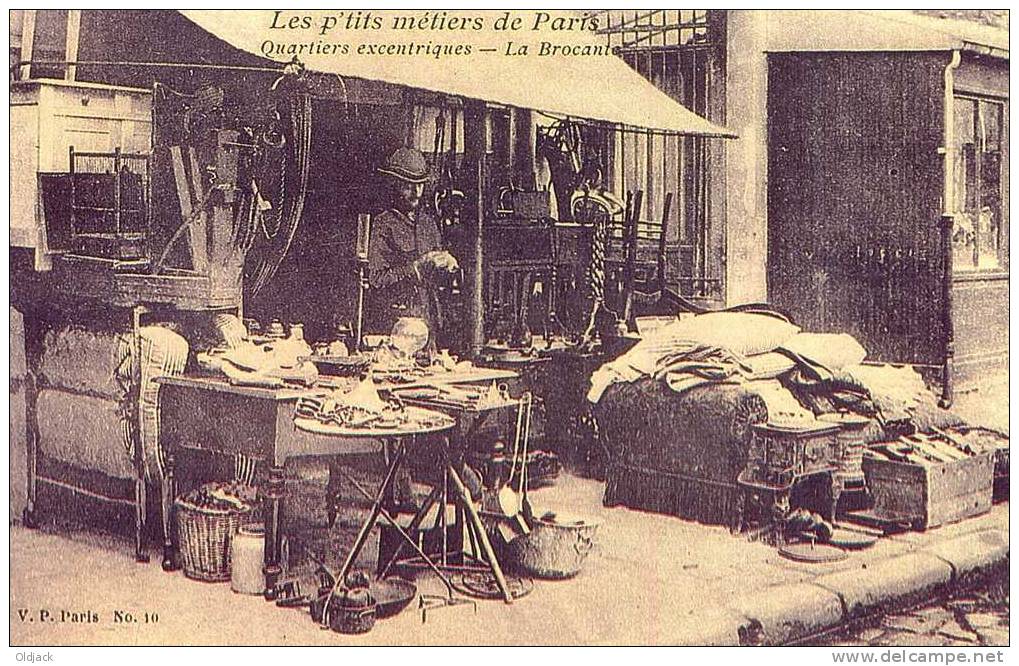 REPRO - Les Petits Métiers Parisiens - Quartiers Excentriques La Brocante - Lots, Séries, Collections