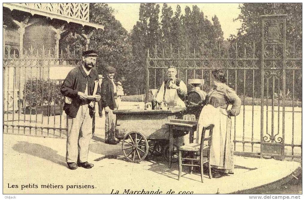 REPRO - Les Petits Métiers Parisiens - La Marchande De Coco - Lots, Séries, Collections