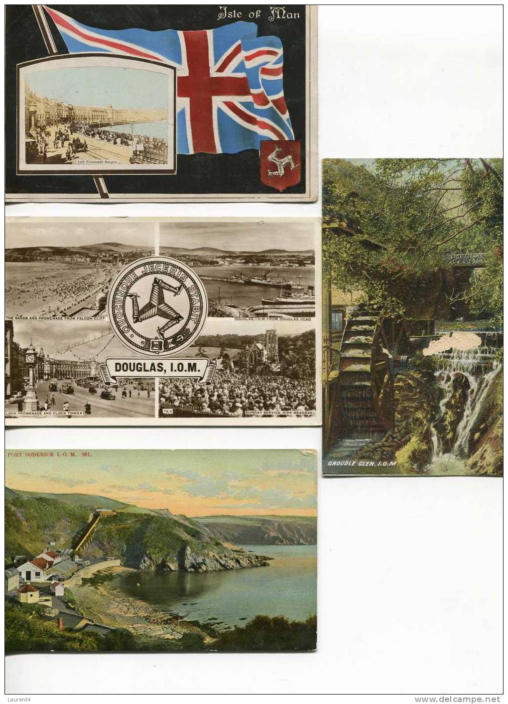 (393) Isle Of Man Old Postcard - Carte Ancienne De L´ile De Man - Ile De Man