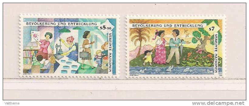 N. U.  VIENNE    ( NUVI - 18 )  1994  N° YVERT ET TELLIER  N° 194/195  N** - Unused Stamps