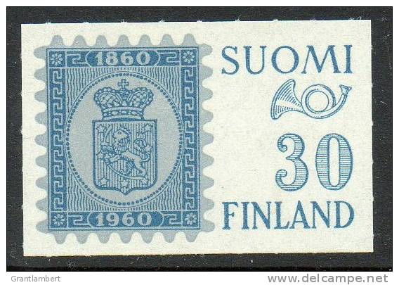 Finland 1960 Serpentine Roulette Centenary  MH  SG 609 - Unused Stamps