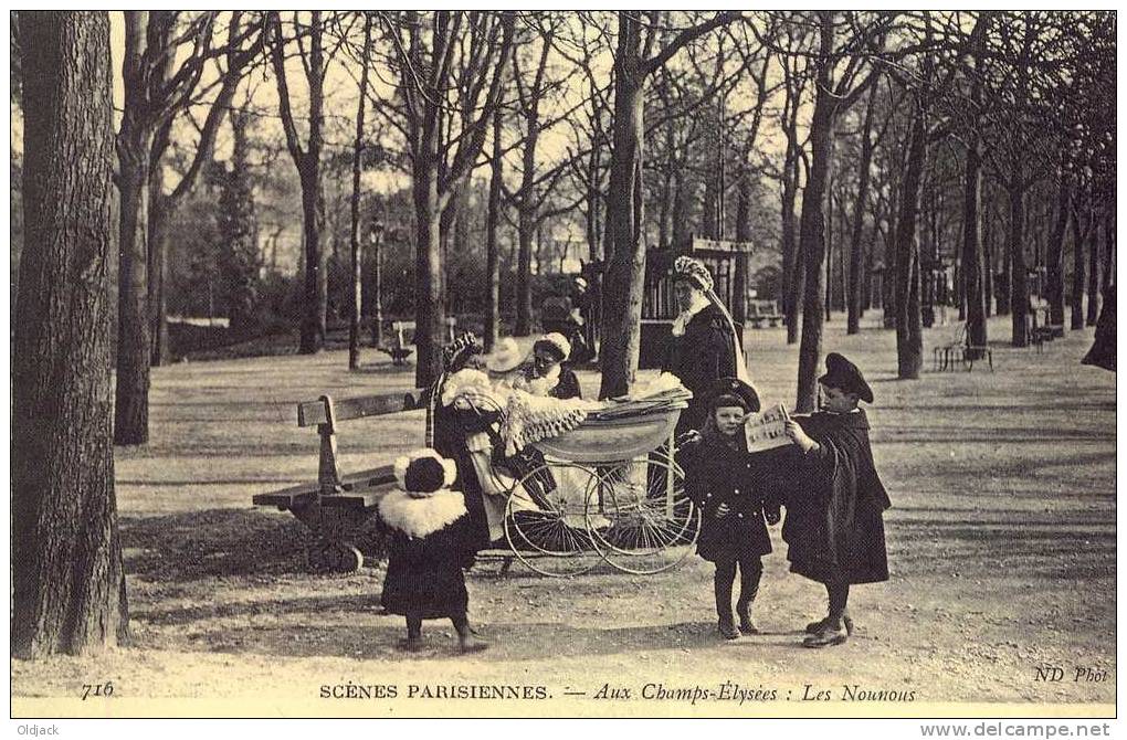 REPRO - Scènes Parisiennes - Aux Champs-Elysées Les Nouveaux - Konvolute, Lots, Sammlungen