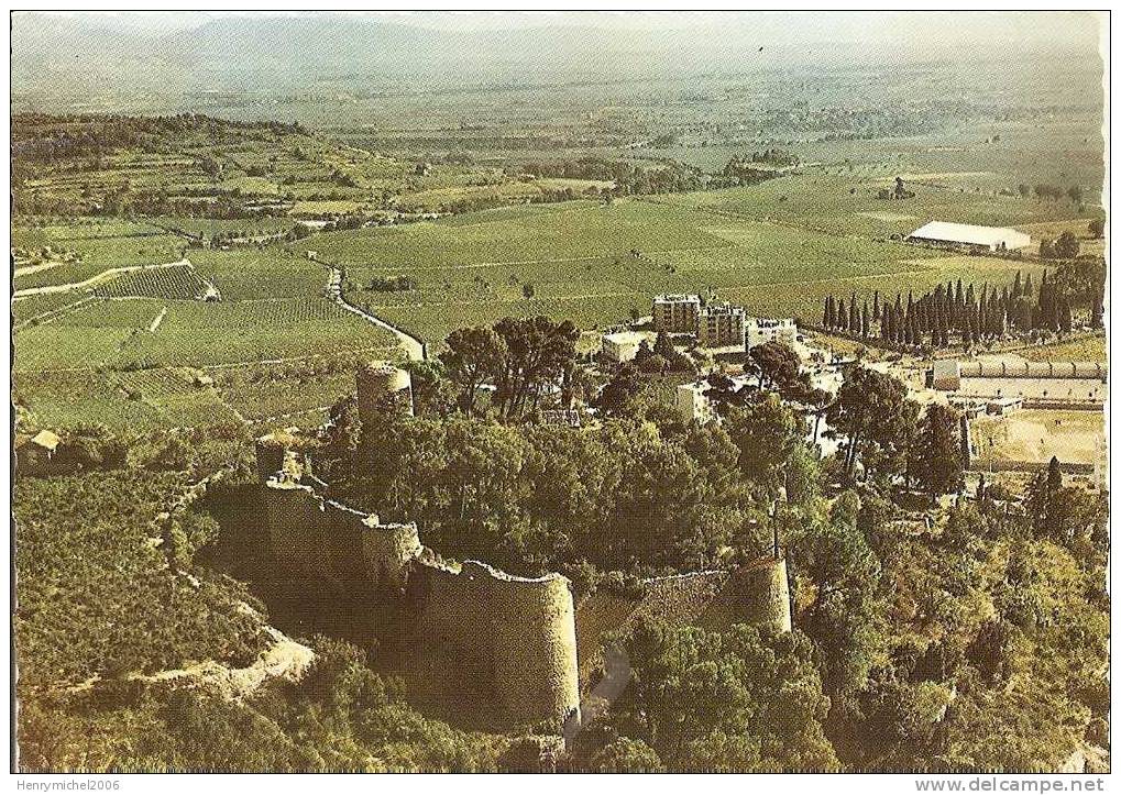 Hérault - Clermont L'hérault , Vue Aérienne Du Chateau En 1965 , Ed Photo Sofer - Clermont L'Hérault