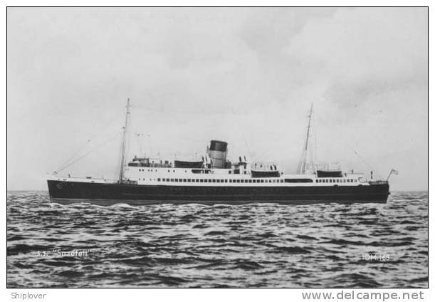 Ferry SNAEFELL Carte Photo Lilywhite - Dampfer