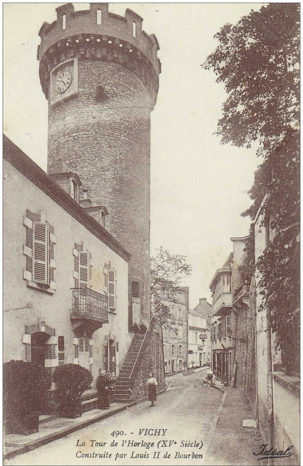 8g - 03 - Vichy - Allier - La Tour De L'Horloge (XVe Siècle) - Construite Par Louis II De Bourbon - Vichy