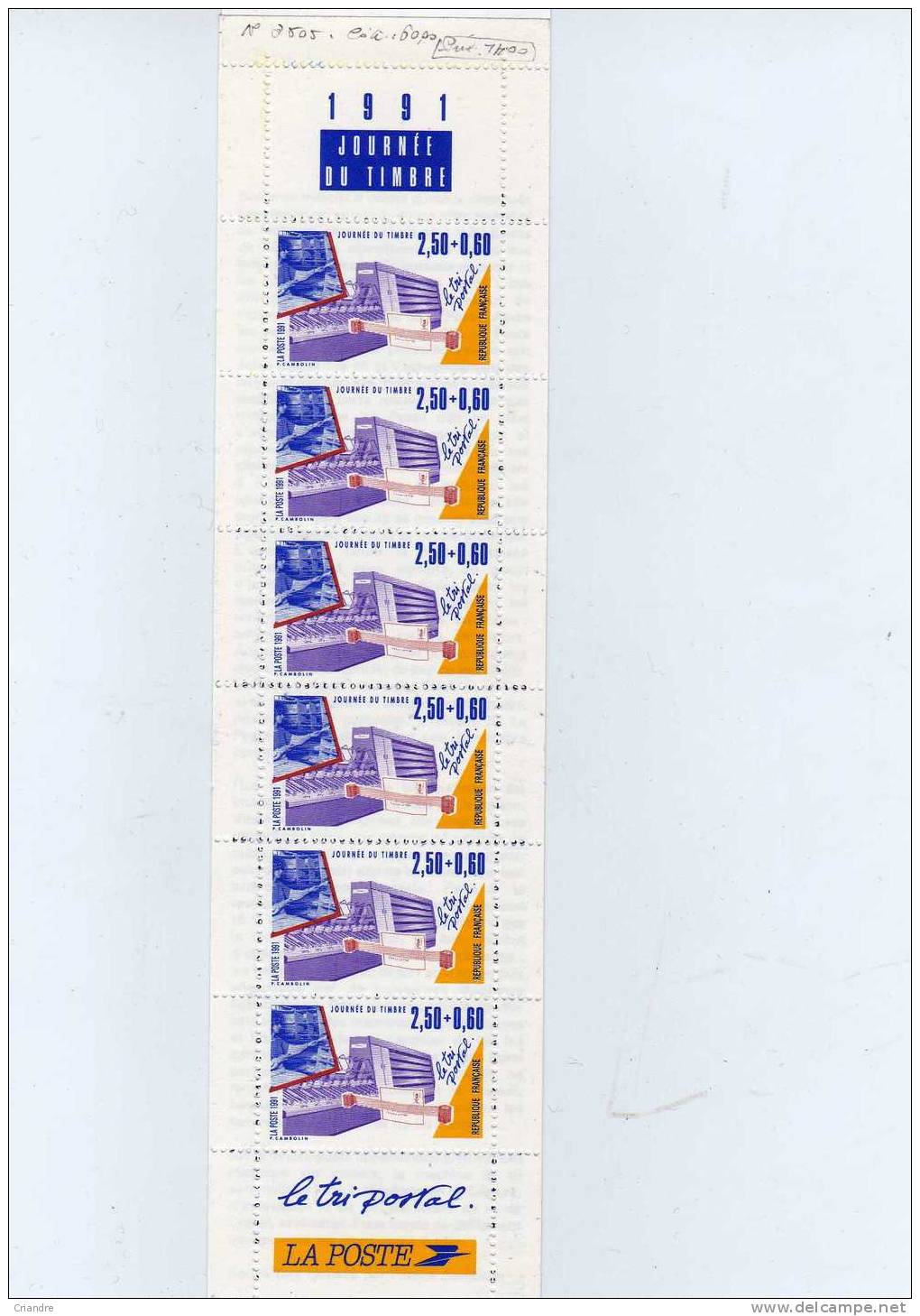 Journée Du Timbre ,les Métiers De La Poste.BC2689A - Stamp Day