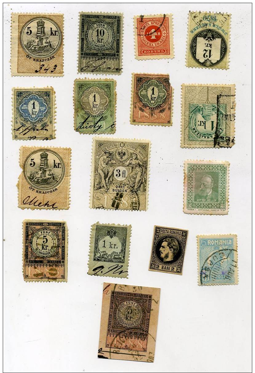 UN LOT DE TIMBRES DIVERS ET INCONNUS - Europe (Other)