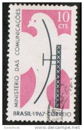 BRAZIL   Scott #  1050  VF USED - Usados