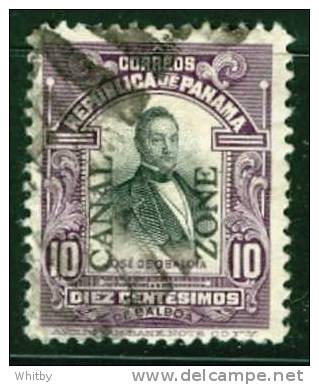 Canal Zone 1912 10 Cent  Jose De Obaldfa Issue #41 - Zona Del Canale / Canal Zone