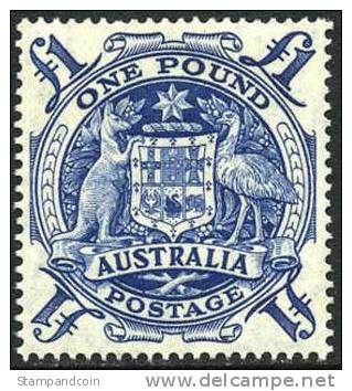 Australia #220 XF Mint Hinged £1 Arms Of Australia From 1949-50 - Ongebruikt