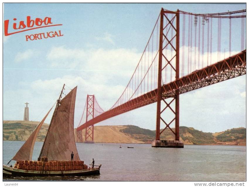 (402) Voile Et Voilier - Sailing & Sailing Boat - Lisboa + Bridge - Sailing