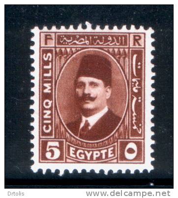 EGYPT / 1927 / KING FAUD I / MH / VF . - Neufs