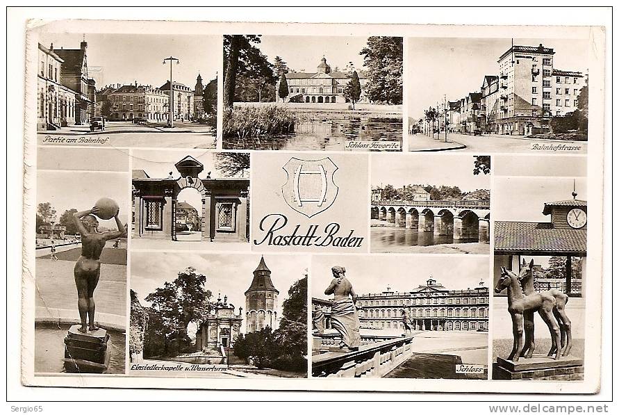 RASTATT BADEN-MORE PHOTOGRAPHY-traveled 1955th - Rastatt