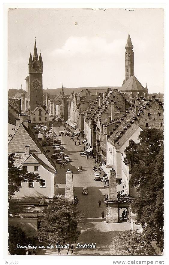 STRAUBING-ORIGINAL PHOTOGRAPHY-traveled 1963th - Straubing