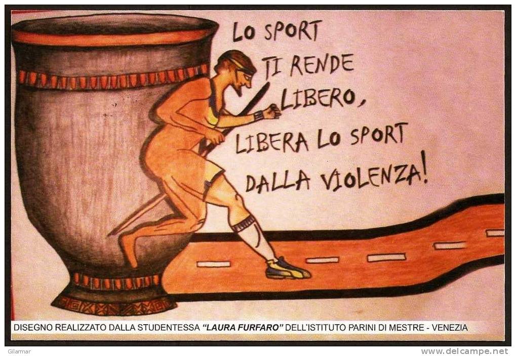 FOOTBALL / HANDISPORT - ITALIA MESTRE (VE) 2007 - 5° TORNEO INTERNAZIONALE DI GOALBALL - CARTOLINA UFFICIALE - Handisport