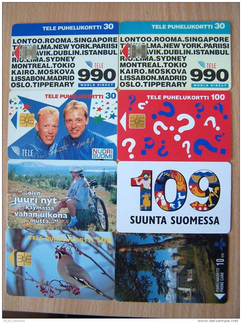 8 Nice Different Cards Cartes Karten From FINLAND Finlande Finnland - Finnland