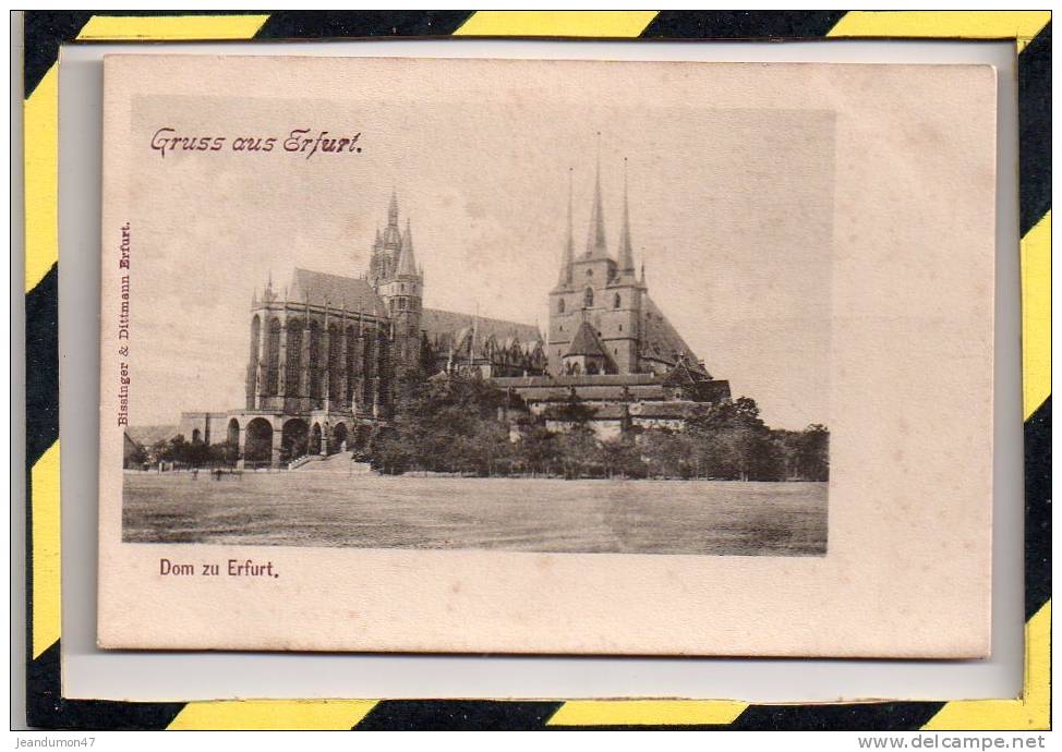 TYPE PRECURSEUR. - . GRUSS AUS ERFURT - DOM ZU ERFURT - Erfurt