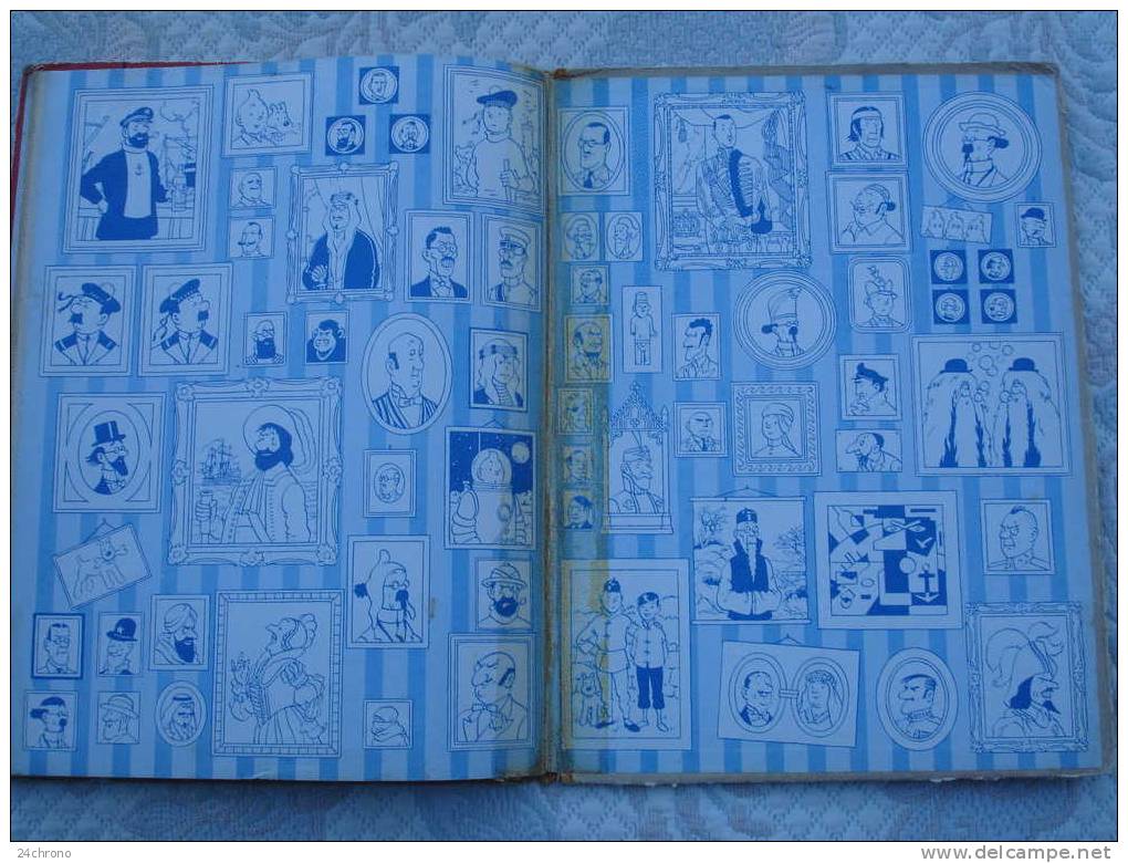 Herge: Les Aventures de Tintin, Editions Casterman, Imprime en France, Le Lotus Bleu, B31, 1962
