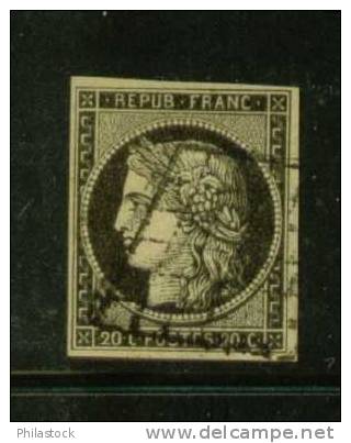 FRANCE N° 3 Obl. - 1849-1850 Cérès
