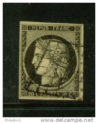 FRANCE N° 3 Obl. - 1849-1850 Ceres