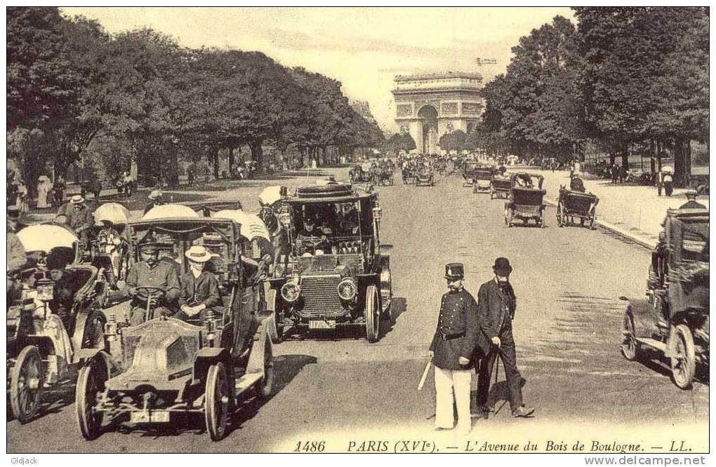 REPRO - Paris - L' Avenue Du Bois De Boulogne - Lotes Y Colecciones