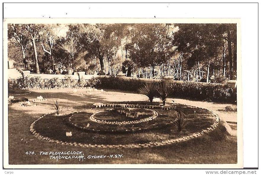 The Floralclock, Tarongapark, Sydney - N.S.W. - Sydney