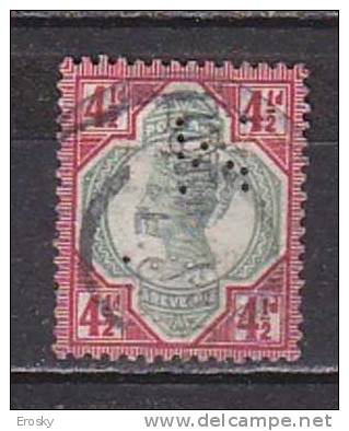 P0715 - GRANDE BRETAGNE Yv N°98 PERFIN - Used Stamps