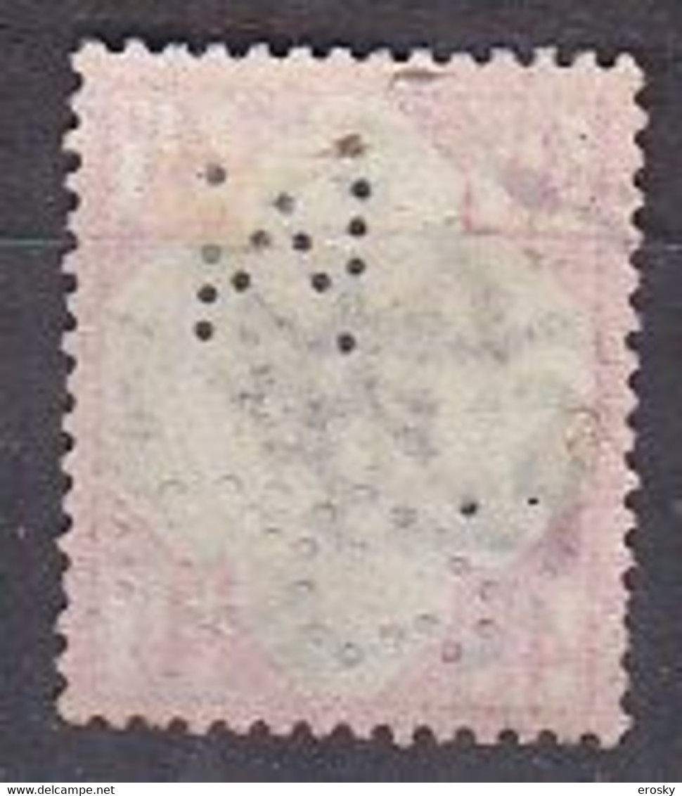 P0715 - GRANDE BRETAGNE Yv N°98 PERFIN - Used Stamps