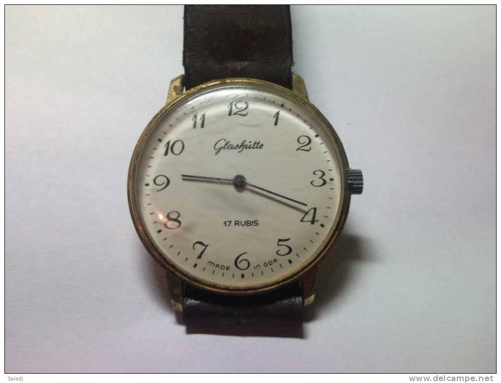 Original GLASHUTTE 17 Rubis Manual Winding  Wrist Watch Montre-bracelet Orologio Da Polso Armbanduhr - Antike Uhren