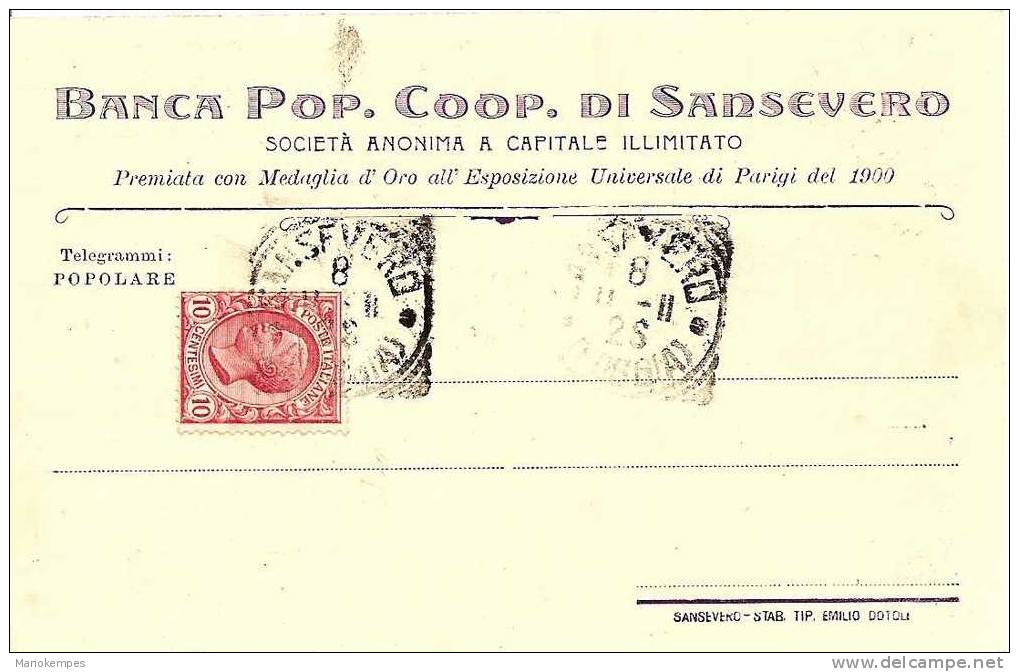 S. SEVERO   -   BANCA  POP. COOP. - San Severo