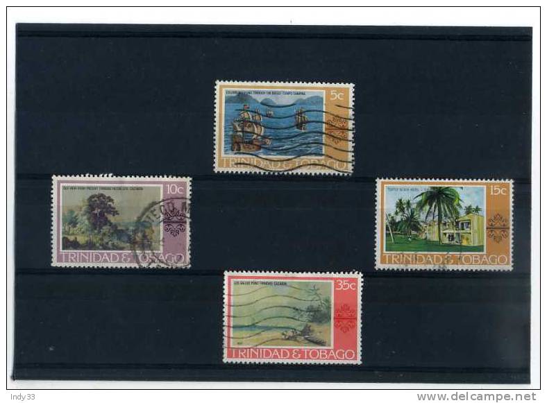 - TRINITE ET TOBAGO  . SUITE DE TIMBRES .OBLITERES - Trindad & Tobago (1962-...)