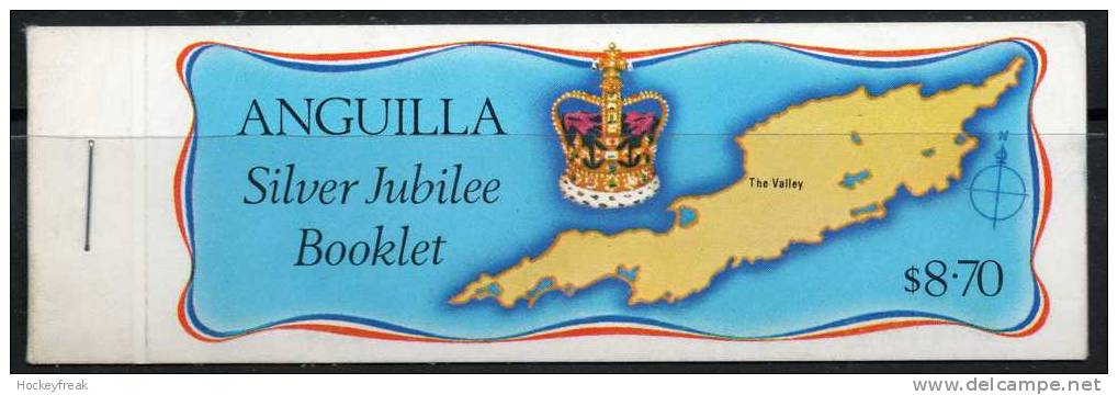 Anguilla 1977 - $8.70 Silver Jubilee Booklet SB1a Cat £3.50 SG2002! - Anguilla (1968-...)