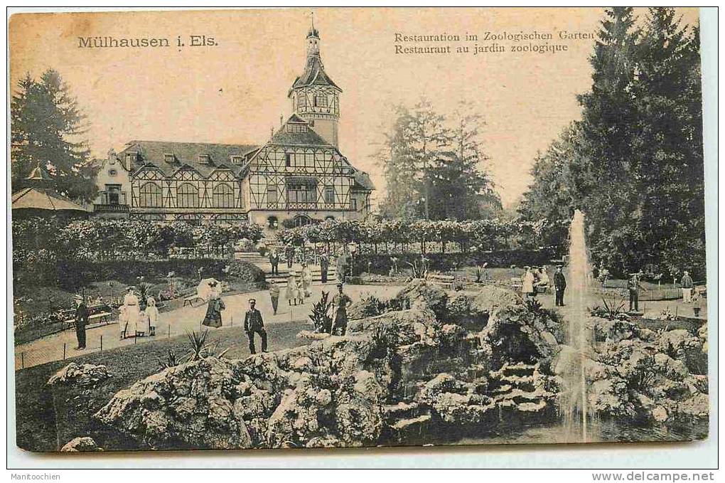 ALLEMAGNE MÜLHAUSEN RESTAURANT AU JARDIN ZOOLOGIQUE - Muehlhausen