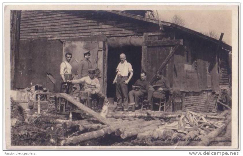 CARTE PHOTO   QUARTIER IN FRANCS FOSSES  (BOUCONVILLE ?) 1915   FELDPOST - Autres & Non Classés