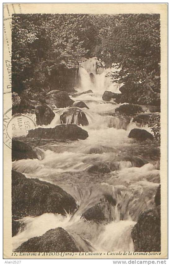 Environs D'ARBOIS - La Cuisance - Cascade De La Grande Source (Ed. Karrer, 12) - Franche-Comté