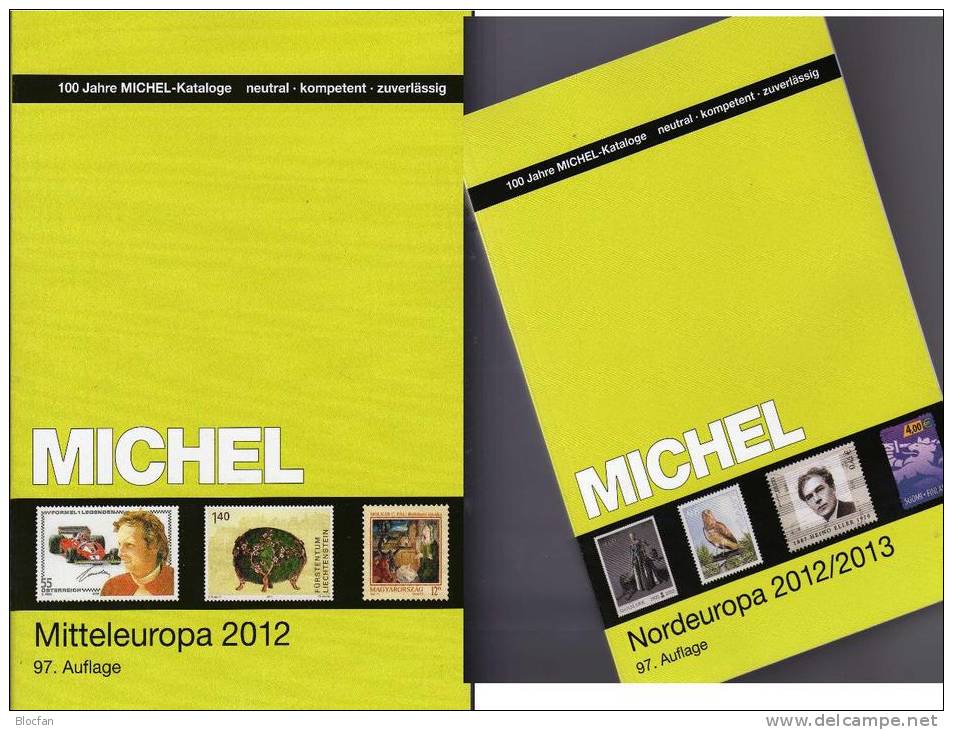 Mlchel Mittel-/Nord-Europa 2012/2013 Katalog Neu 116€ Band 1+5 A CH CSR HU FL Slowakei UNO S DK N Island Esti Litauen LA - Chroniques & Annuaires