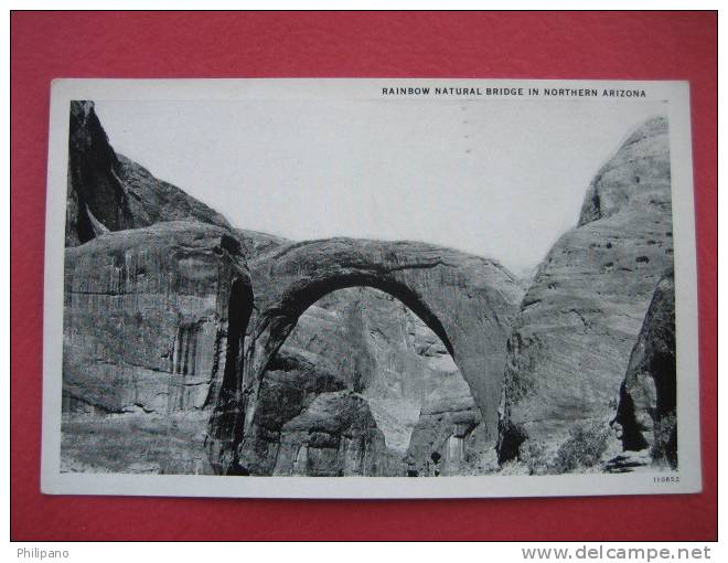 Rainbow Natural Bridge In Northern Az  Vintage Wb      ===ref 144 - Autres & Non Classés